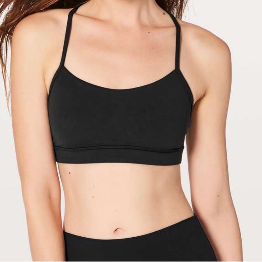 Size 14 EUC Lululemon Nulu Flow Y Bra Black
